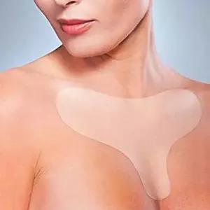 T형가슴패드 실리콘 주름 제거 목 패드 안티링클 패치