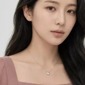 여성 문스톤 실버 목걸이 문스톤목걸이 문스톤 여자목걸이 여성목걸이 데일리목걸이