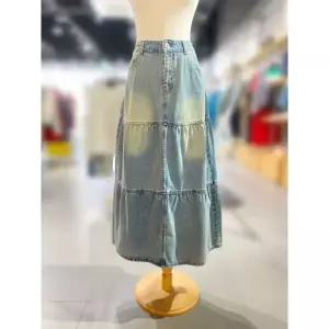 인기패션 [베네통] 티어드 데님 롱스커트 (BASKA5631) 2875174