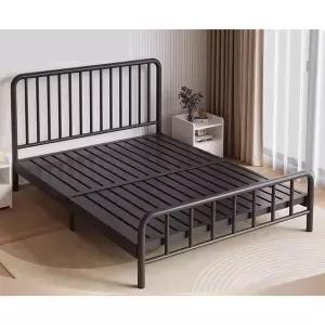 철제침대프레임 원룸 조립식 침대틀 블랙 침대프레임