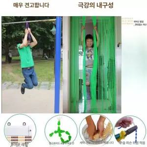 레트로 출입문 문발 중국집 나무색 파티션 현관발 업소용