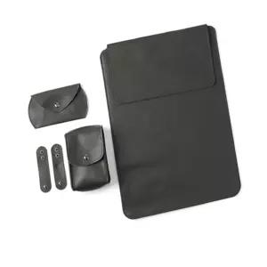 서무스토어 노트북 가죽 파우치 세트 37X28CM 챠콜 대학생노트북가방