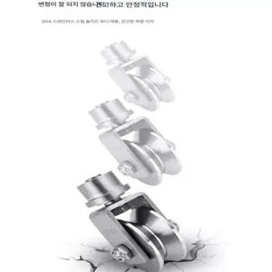 미닫이문 교체용 부속 실내 칸막이 미닫이 문 부품 세트