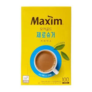 맥심 모카골드 제로슈가 100Tx1개 믹스커피 카페음료