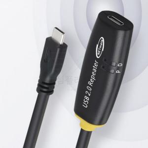 강원전자 USB2.0 C타입 연장 리피터 20m 데이터케이블 컴퓨터케이블 카메라케이블 USB리피터케이블 c타입케