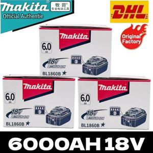 오리지널 마키타 18V 충전식 배터리 6.0Ah BL1860 BL1860B BL1840 BL1840B BL1850 BL1850B 마키타 전동 공구용