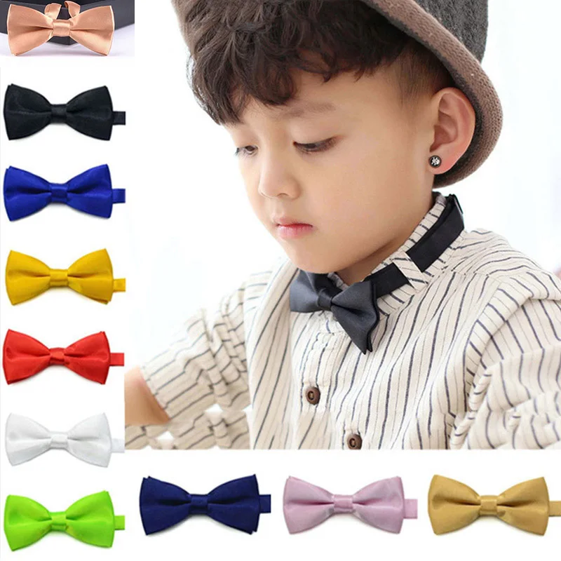 클래식 키즈 Bowtie 소년 그릴 아기 어린이 나비 넥타이 패션 솔리드 컬러 민트 그린 레드 블랙 화이트 나비 Gravata