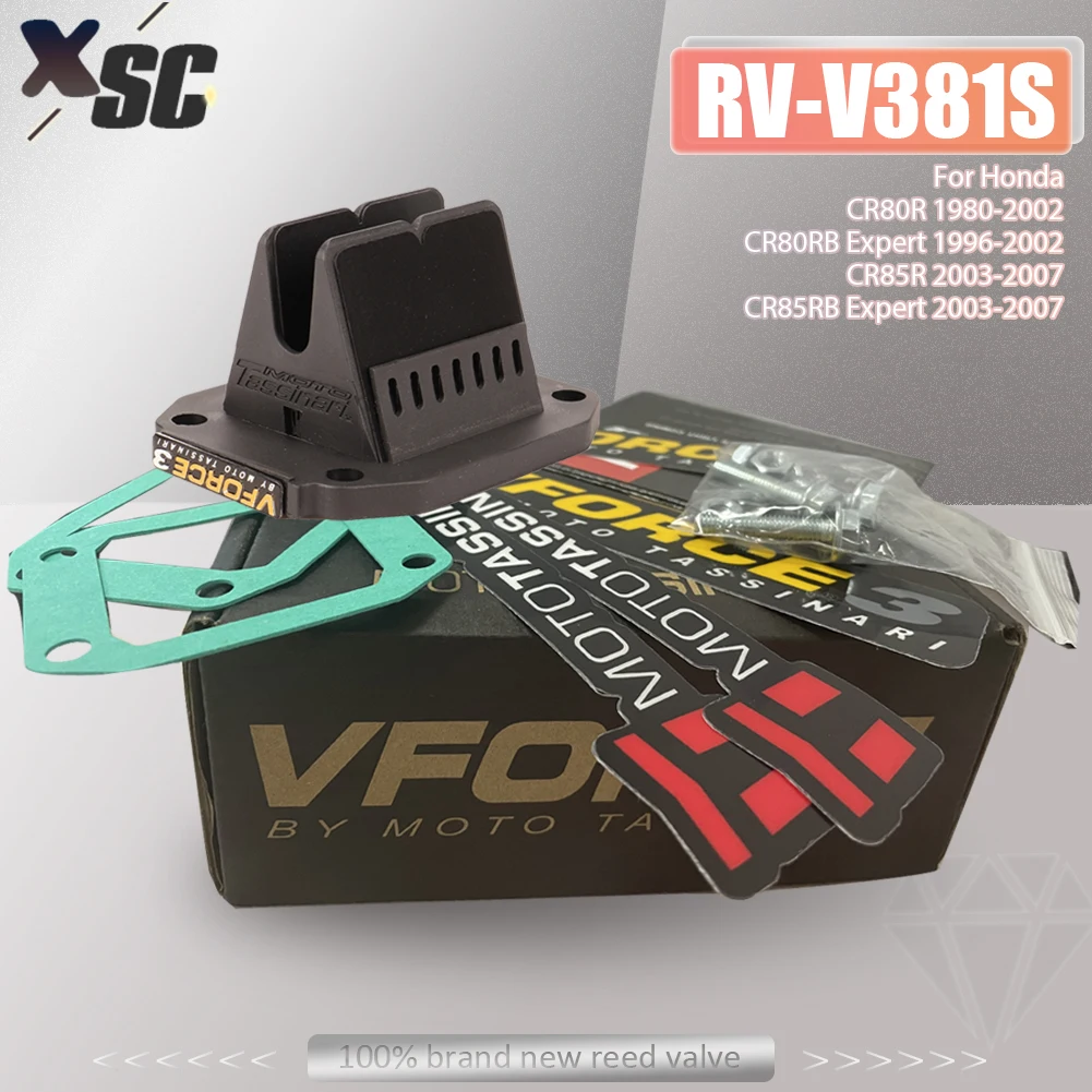 오토바이 V-Force 3 리드 밸브 V381S 키트 혼다 CR80 CR85 VForce CR 80 85 Palheta Derbi EBE EBS D50B0 모토크로스 액세서리