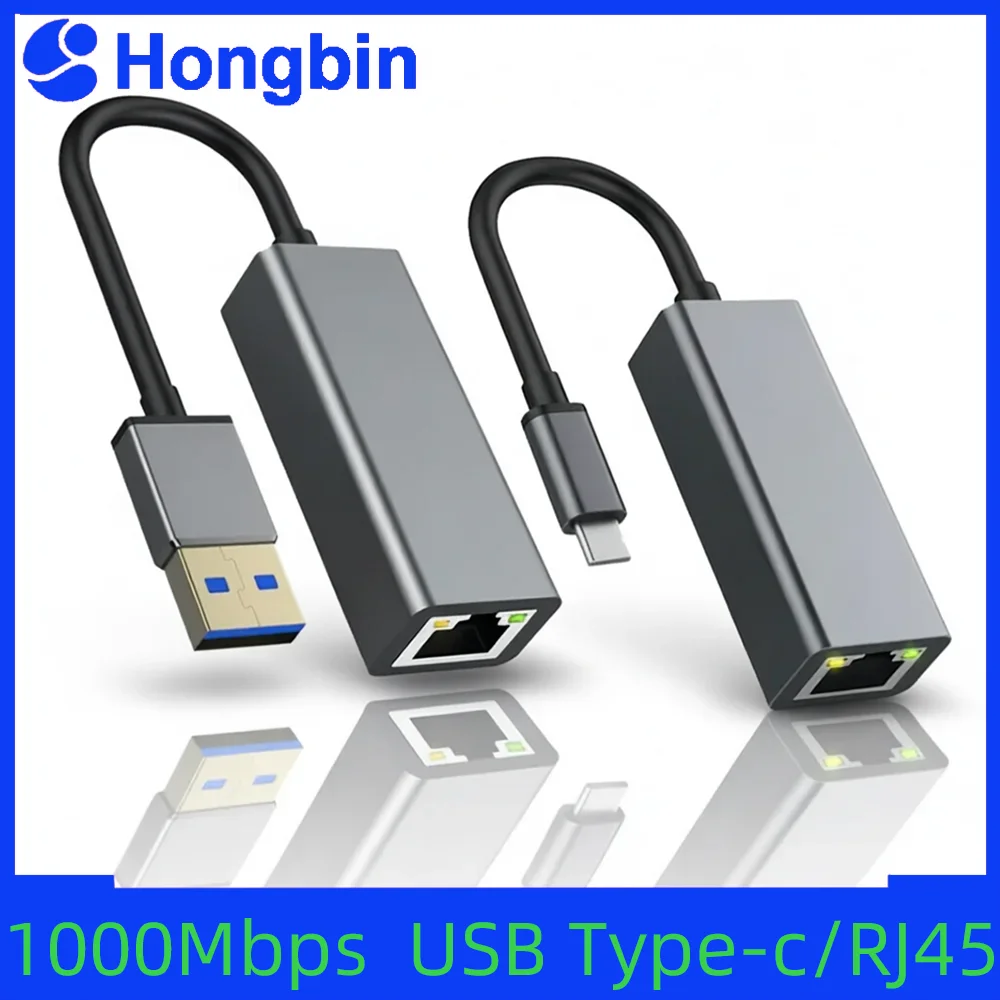 1000Mbps USB 이더넷 어댑터 USB 3.0 네트워크 카드-USB RJ45 Lan for PC MacBook Win 10/11 Xiaomi 이더넷 USB 케이블