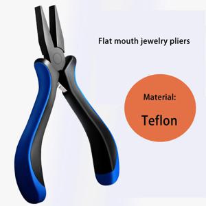 1pc 비파괴형 플랫 노즈 바인딩 훅 플라이어, 와이어 당기기 및 쥬얼리 DIY 제작용 다기능 수공구