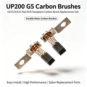 UP200 G5 카본 브러쉬 UG12/SUG12 네일 드릴 핸드피스 카본 브러쉬 교체용 카본 브러쉬 세트