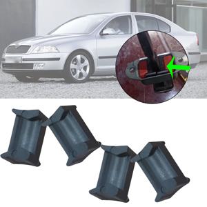스코다 옥타비아 A5 Mk2 1Z 용 자동차 문짝 점검 스트랩 수리 키트, 스토퍼 댐핑 클립, 2004 2005 2006-2013, 모든 문에 적합, 4X