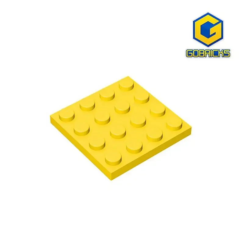 Gobricks GDS-519 빌딩 블록 레고 3031 플레이트 4X4 - 4x4 플레이트와 호환 교육용 입자 Moc 부품