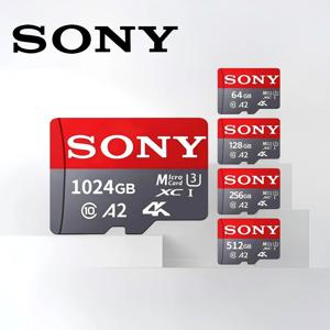 소니 TF SD 카드 1T 512GB 256GB 128GB 64GB 클래스 10 UHS-1 플래시 카드 메모리 마이크로SD 모니터링, 스피커, 휴대폰용