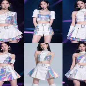 현대 무용 공연 의상 Kpop 무대 의상 여성 그룹 세트 재즈 댄스 여성 공연복 2026년 봄
