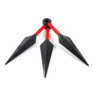 Brdwn Boruto 사스케 카카시 사쿠라 디다라 히단 키사메 카쿠즈 통증 오로치마루 닌자 코스프레 쿠나이 3 개/대
