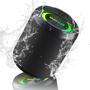 Ohayo X3 업그레이드된 블루투스 스피커, 휴대용 블루투스 스피커 40W, 딥 베이스, 진정한 무선 스테레오 페어링, IPX7 방수, 마이크