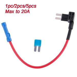 1Pc/2pcs/5pcs micro2 퓨즈 탭 ADD-A-CIRCUIT 블레이드 ATR 미니 퓨즈 홀더 15A 퓨즈