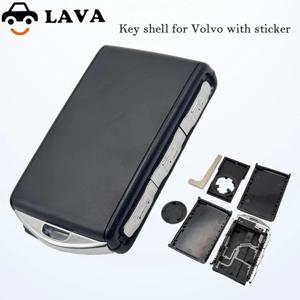 LAVA 키 스마트 원격 자동차 교체 키 쉘 케이스 FCC: YGOHUF8423 for Volvo S90 XC40 XC60 XC90 V60 V90 2016-2020