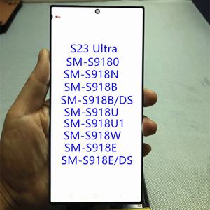 S23ULTRA 6.8인치 120Hz 불량 슈퍼 아몰레드 단품 판매 부품 삼성 디스플레이 S23 울트라 5G S918B/DS 918U 918W용 스크린