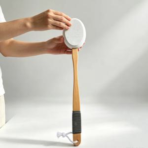 다기능 실리콘 백 어플리케이터 로션, 선크림, 연고 도포용 긴 손잡이 샤워 브러시