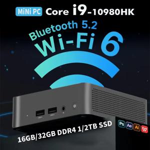 2026 미니 PC, Windows 11 Pro, Intel I9-10980HK/N150, 32GB DDR4, 1/2TB SSD, 게이밍 PC, 듀얼 Wi-Fi 6, BT5.2, 4K HD, 게이밍 데스크톱