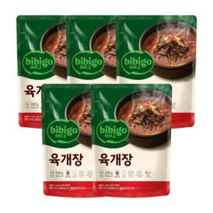 비비고 육개장 500G 5개