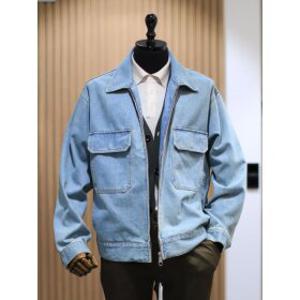 갤러리아 BON FW 블루 워싱 오버핏 트러커 데님 재킷 BN4FJP425