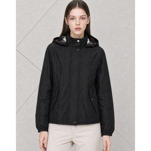 닥스 골프 여성 26FW ONLINE EXCLUSIVE 블랙 안감 하우스체크 바람막이 점퍼 DNJU6C901BK
