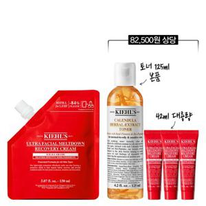 [백화점][키엘][단독선출시] NEW 메디크림 150ml 리필세트 (+42ml 대용량, 토너 125ml 본품)