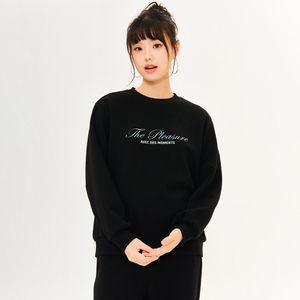 체이스컬트 여성 레터링 맨투맨-EERG5163B03