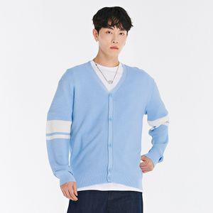 체이스컬트 남성 소매 배색 가디건-CARK4312B0D