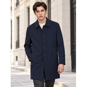 마에스트로 네이비 패딩 라이너 트렌치 코트 WATR4C011N2