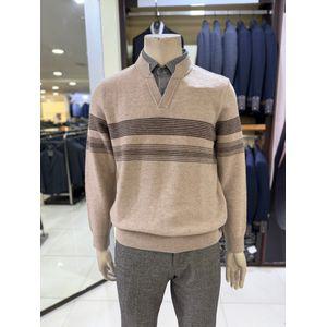 인디안 웰메이드 남성 울100% 2중카라 니트 MIT BP4W B116