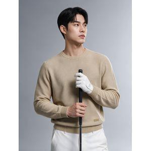 볼빅 남성 골프 라운드 방풍 니트 VMKTNA91_BE