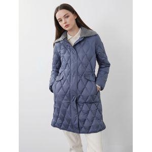 올리비아로렌 탈부착 니트 카라 경량다운_VOCKD3WA146