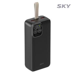 SKY 스카이 필 22.5W 고속 충전 LCD잔량표시 30000mAh 대용량 보조배터리 PD30 USB C타입 갤럭시 아이폰 캠핑 차박