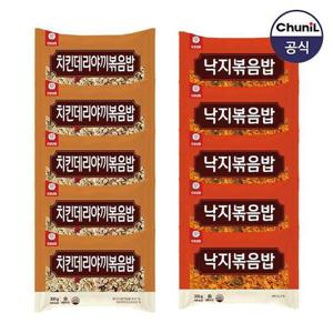 [천일식품]치킨데리야끼볶음밥300g 5봉 + 낙지볶음밥 300g 5봉