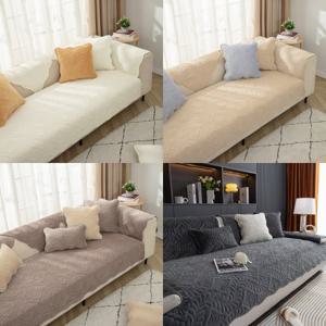 가을 겨울 벨벳 쇼파패드 3인 논슬립 극세사 소파패드 돌쇼파 토퍼 패브릭 쇼파 커버 천갈이