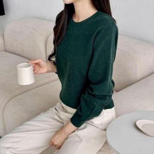 포근한 카라 캠퍼스룩 니트티 WFOMFNM