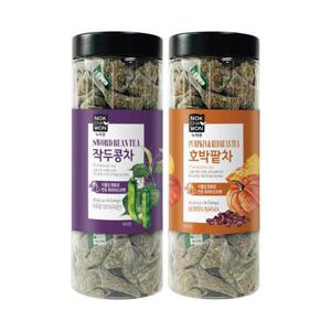 [녹차원] 대용량 건강차2종 (호박팥차60T+작두콩차60T)