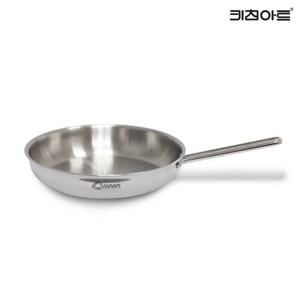 키친아트 퀸 인덕션후라이팬 통5중 304스텐 후라이팬 28cm