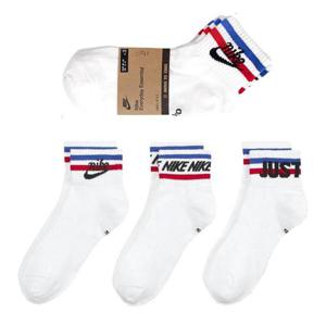 [나이키][3pack] 스포츠 쿠션 크루삭스 에센셜 단목 3PACK 화이트
