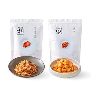 [신세계푸드]조선호텔 썰은배추김치 1kg+깍두기 1kg_냉장