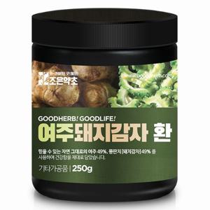 [조은약초] 여주 돼지감자 환 250g x 1통구성 (총 250g)