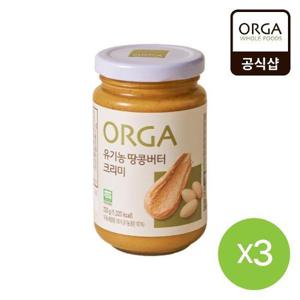 [풀무원]유기농 땅콩버터 크리미 (220g) 3개