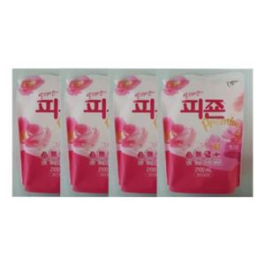 [RG40906P]피죤 섬유유연제 핑크로즈 2100ml 리필 4개입