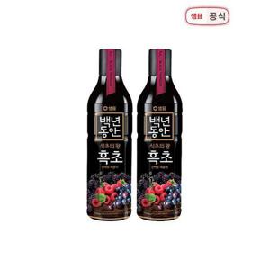 [샘표]백년동안 흑초 산머루복분자 900ml 2병