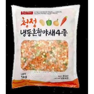 [셀러허브 식품]냉동 야채 혼합 믹스 1kg x 2개 대용량 업소용