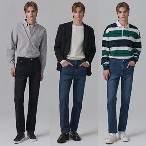 [뱅뱅]26FW 남성 가을 라이크라 스트레이트 데님 3종